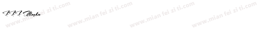 FFF Alaska字体转换